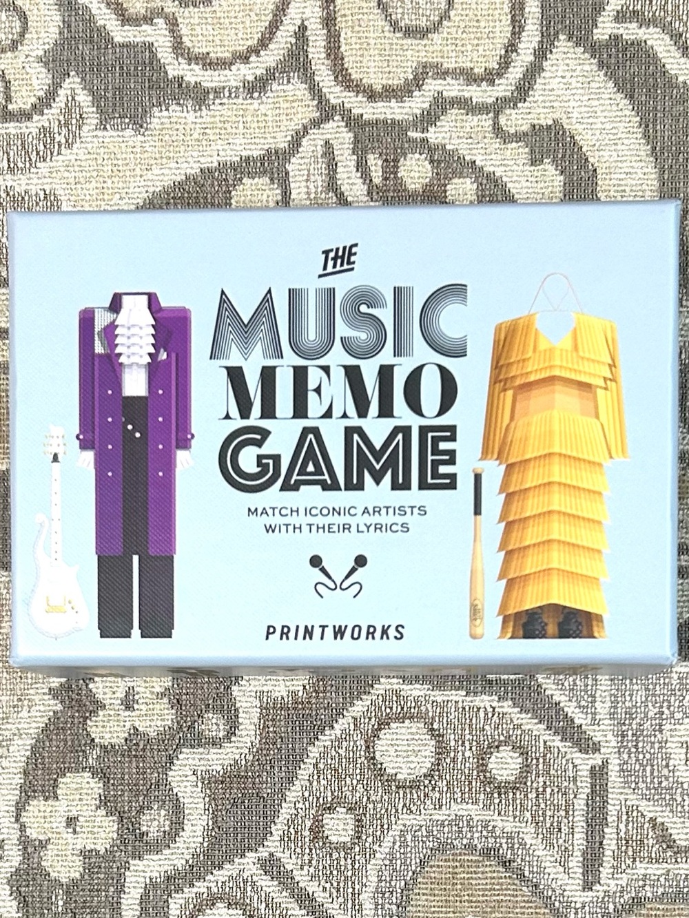 The Music Memo Game by Printworks 2019 Music Trivia Memory